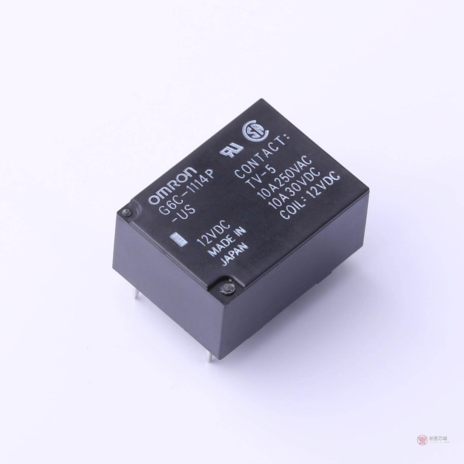 原装G6C-1114P-US DC12全新12VDC 10A 无锁存正品