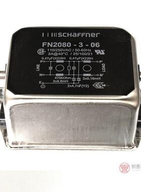 原装FN2080-3-06全新LINE FILTER 110/250VAC 3A CHAS正品