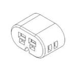 原装15326810全新汽车  TERM LK PLR 3 PURPLE正品