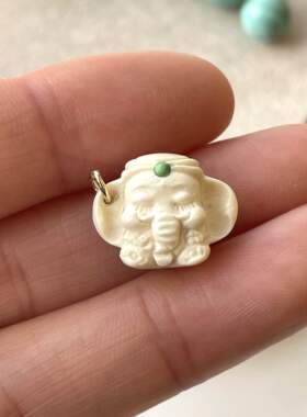 天然猛犸象牙无优化配饰DIY