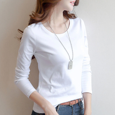 长袖修身保暖常规纯棉简约