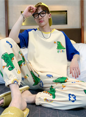 努比努米青少年睡衣男纯棉