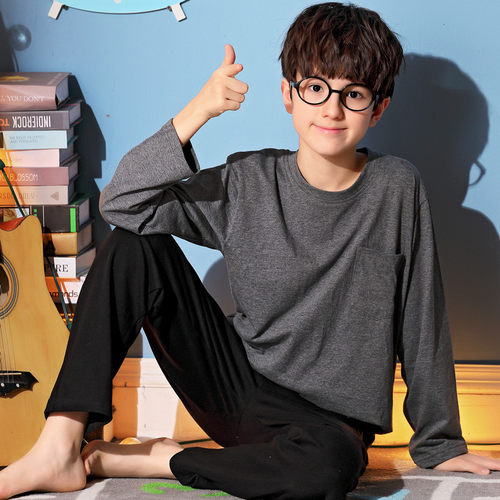 青少年加大码卡通初中学生家居服