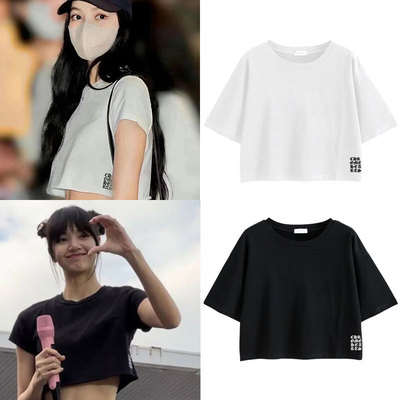 blackpink演唱会lisa同款衣服T恤