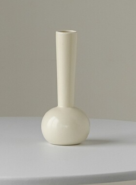 ins简约陶瓷花瓶插花摆件高级感小众家居装饰禅意小花瓶陶瓷花器