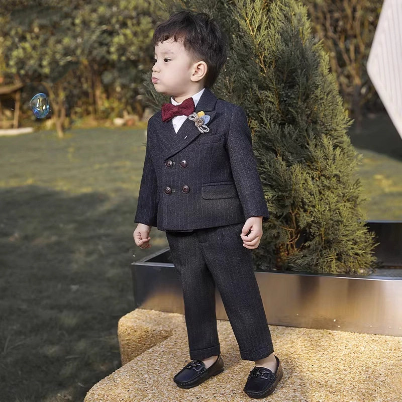 花童男童礼服套装儿童小西装主持