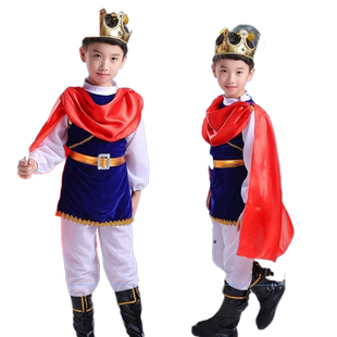 幼儿童装童话剧王子衣服男童男孩国王骑士表演出服小孩万圣节服装
