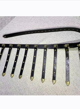 儿童腰带宝宝蹀躞带唐制圆领袍革