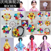 传统韩服发饰发箍发带韩国头饰少数民族朝鲜族发饰发带表演头饰