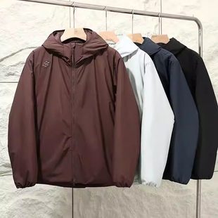 索罗娜科技棉户外功能性阿童木棉服男秋冬轻量保暖不臃肿连帽棉衣