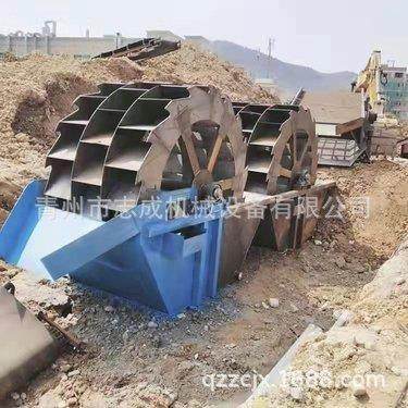 出售新款轮斗式洗砂机黄泥土沙洗砂机循环型轮斗洗砂机