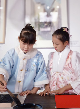汉服比甲毛绒冬季棉袄