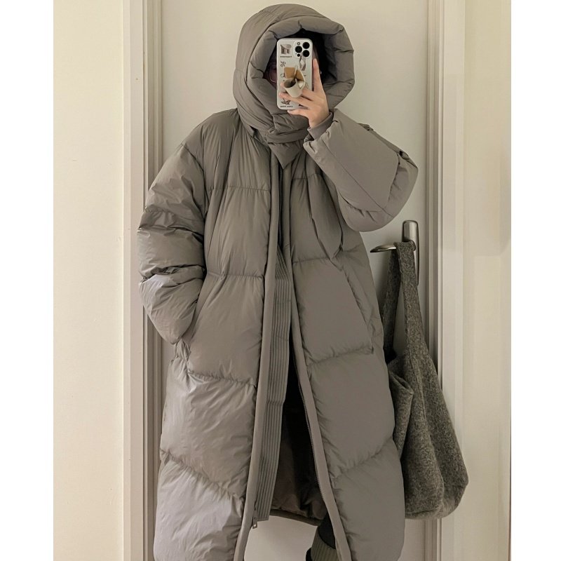 2025年新款冬季泡芙柔软棉服女中长款过膝大被子时尚宽松加厚外套,女装/女士精品,棉衣/棉服,淘宝优惠券,粉丝福利购,淘宝优惠卷