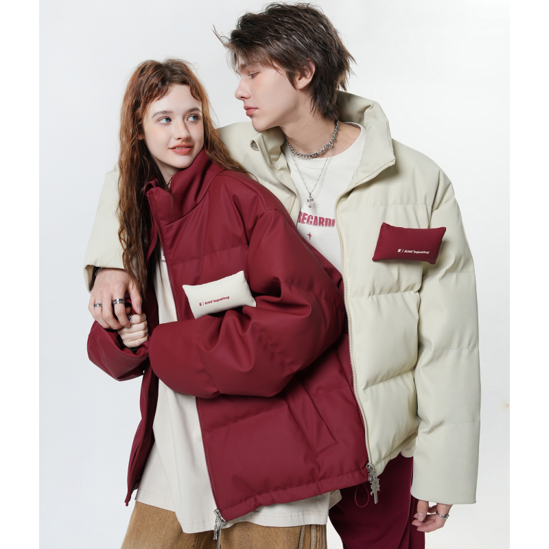 2025年冬季新款时尚加厚立领棉服男款美式潮流情侣短款宽松外套女,女装/女士精品,棉衣/棉服,淘宝优惠券,粉丝福利购,淘宝优惠卷