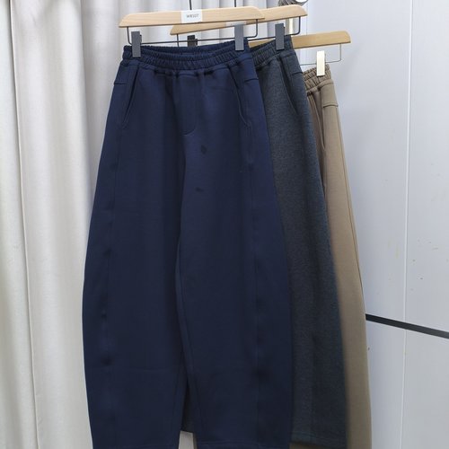 C3072  松紧腰侧边缝休闲裤BXT612122C