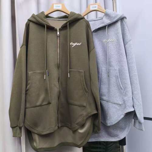 C3166/C3167  连帽拉链阔版卫衣BXT611056C