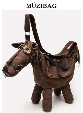 马年包包设计2026新款潮小众限定高级感斜挎包女帆布包跨境热销