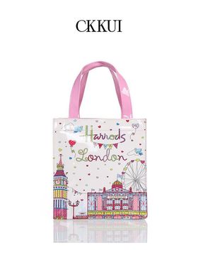 CKKUI手提包2025新款pvc大容量防水环保购物袋小号环保袋单肩包