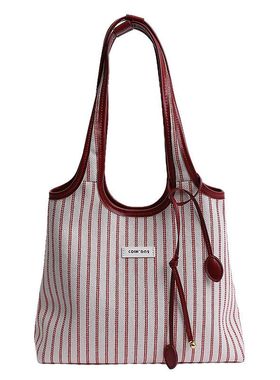 南风Chio2nd爱琴海湾托特包包女夏天小众条纹简约时尚手提单肩包