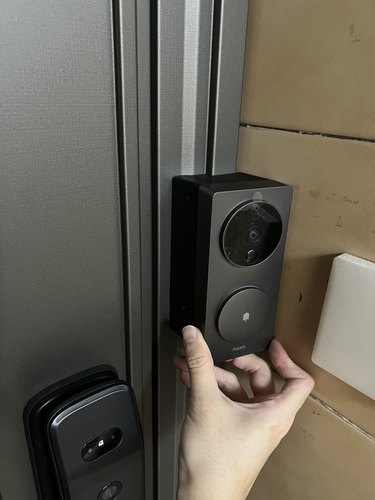 适用于绿米Aqara智能可视门铃G4支架G410底座定制homekit转角度