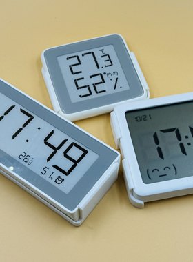 适用于秒秒测温湿智能时钟墨水屏温湿度计支架底座壁挂蓝牙挂墙