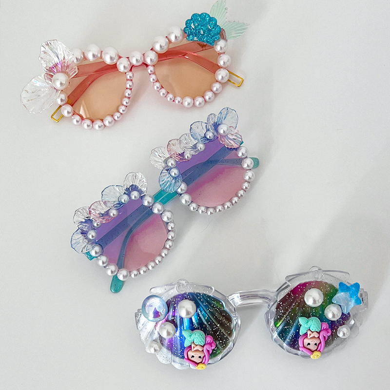 公主太阳镜炫彩网红墨镜派对女童表演卡通儿童美人鱼防晒眼镜可爱,童装/婴儿装/亲子装,太阳镜,淘宝优惠券,粉丝福利购,淘宝优惠卷