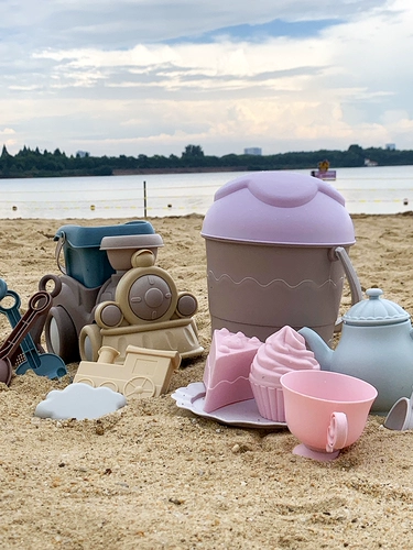 Детская пляжная игрушка, пляжный комплект, песок для игр в воде, лопата для игры с песком, песочные часы