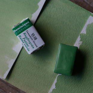 钒绿 PG20 不透明淡黄绿耐光多米尼格艺术家系列水彩