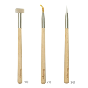 坦培拉玛瑙金箔画框抛光刀 Agate Burnisher漆画手抄本贴金抛光