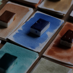 多米尼格全新天然矿物大师系列水彩颜料全块汇总链接天然单一色粉