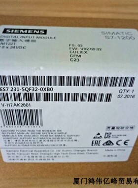 6ES7231-5PD32-0XB0德国西门子SM1231 模拟量输入模块 S7-1200PLC