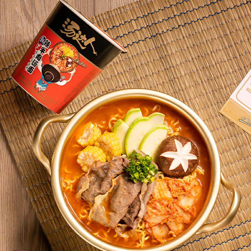 正宗统一汤达人韩式辣牛肉汤面速食泡面整箱宿舍即食美食辣味夜宵高性价比高么？