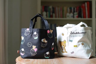 日单便当包上班族带饭手提袋轻松熊饭盒袋饭兜子早餐包大购物袋