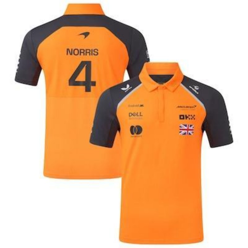 F1赛车新款POLO衫摩托车服山地透气速干圆领短袖POLO翻领越野衫