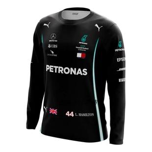 petronas 户外赛车越野极限运动长袖 机车文化T恤新款 透气 f1方程式