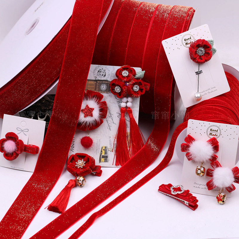 星点绒带夹金丝 金葱银葱植绒带新年喜庆diy发饰头饰材料饰品配件,饰品/流行首饰/时尚饰品新,其他DIY饰品配件,淘宝优惠券,粉丝福利购,淘宝优惠卷