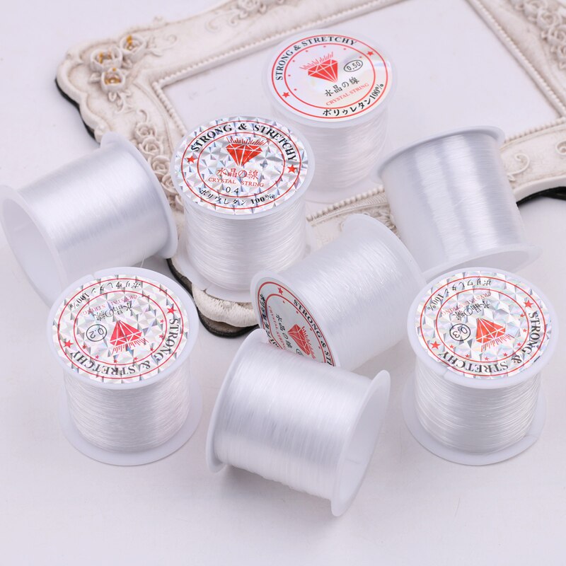 无弹力透明水晶鱼线串珠线编织线