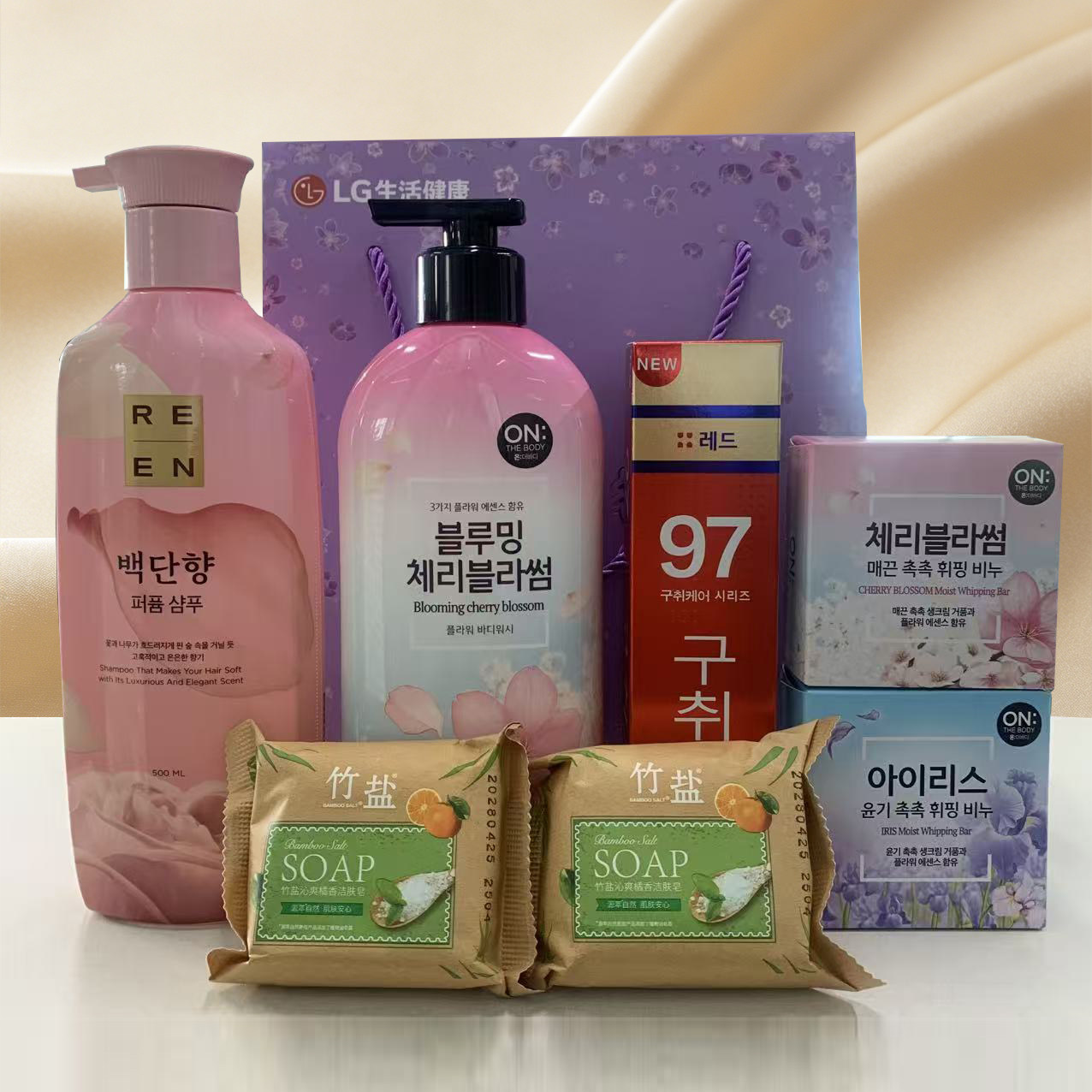 韩国LG生活健康新款日化礼盒洗发沐浴露中秋国庆节团购伴手礼