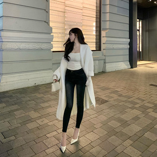 Liuu嘻嘻阿韩系慵懒风毛衣外套女冬季时尚百搭高级感针织开衫上衣