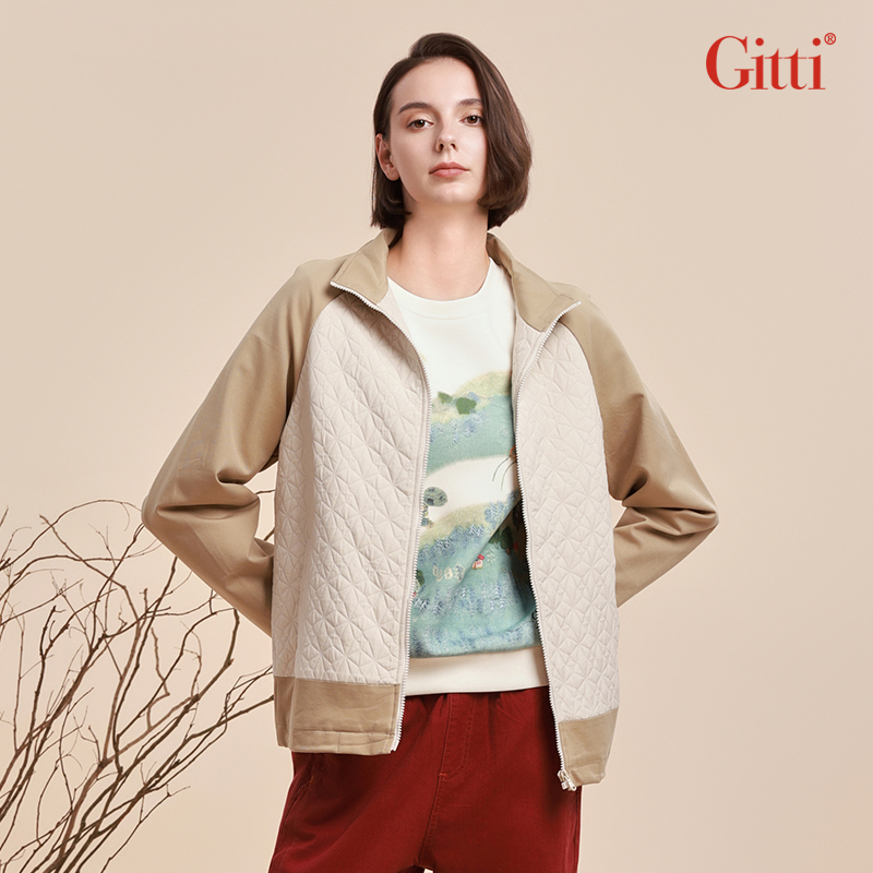 夹克衫Gitti/吉蒂压花
