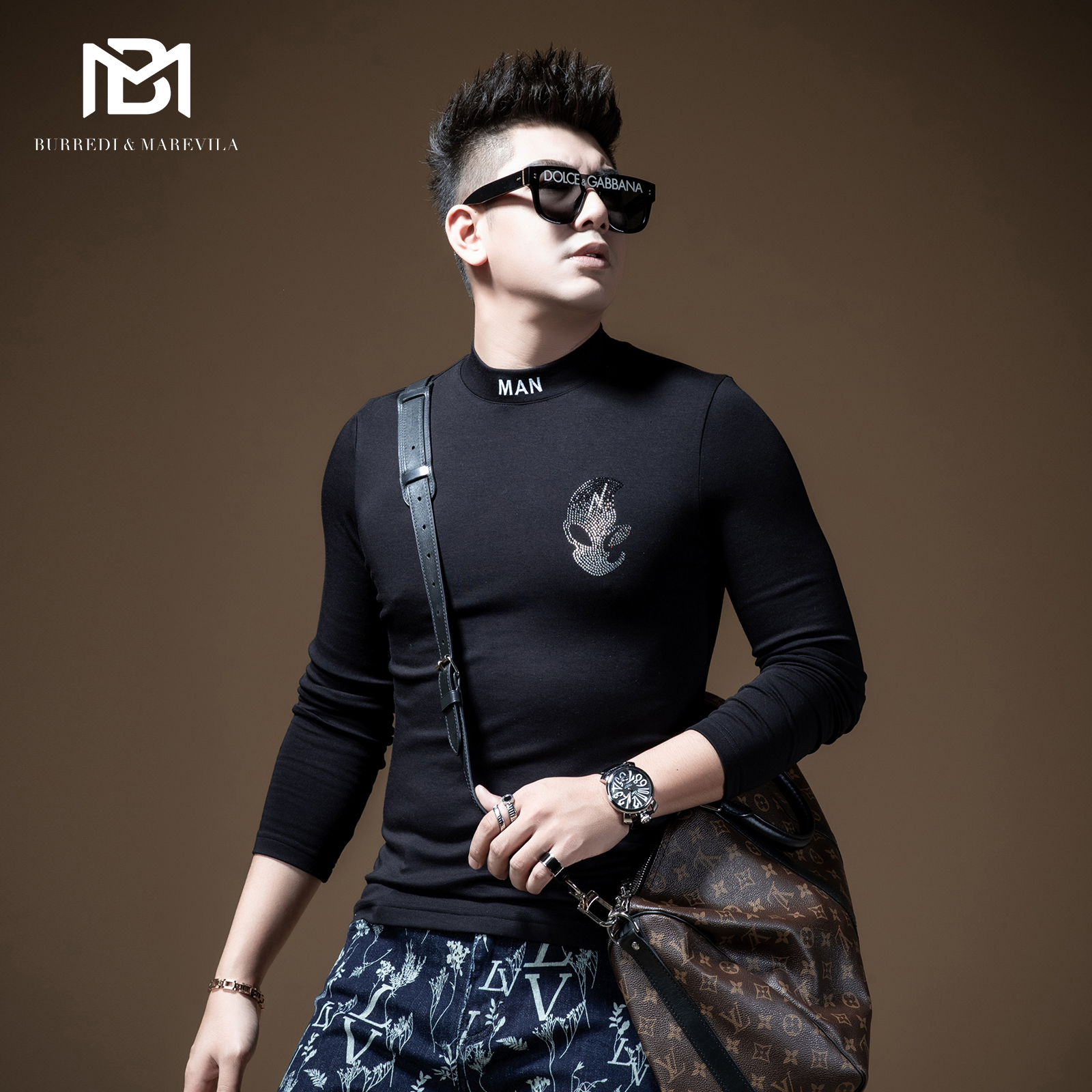 bm外星人秋季半高领内搭打底衫