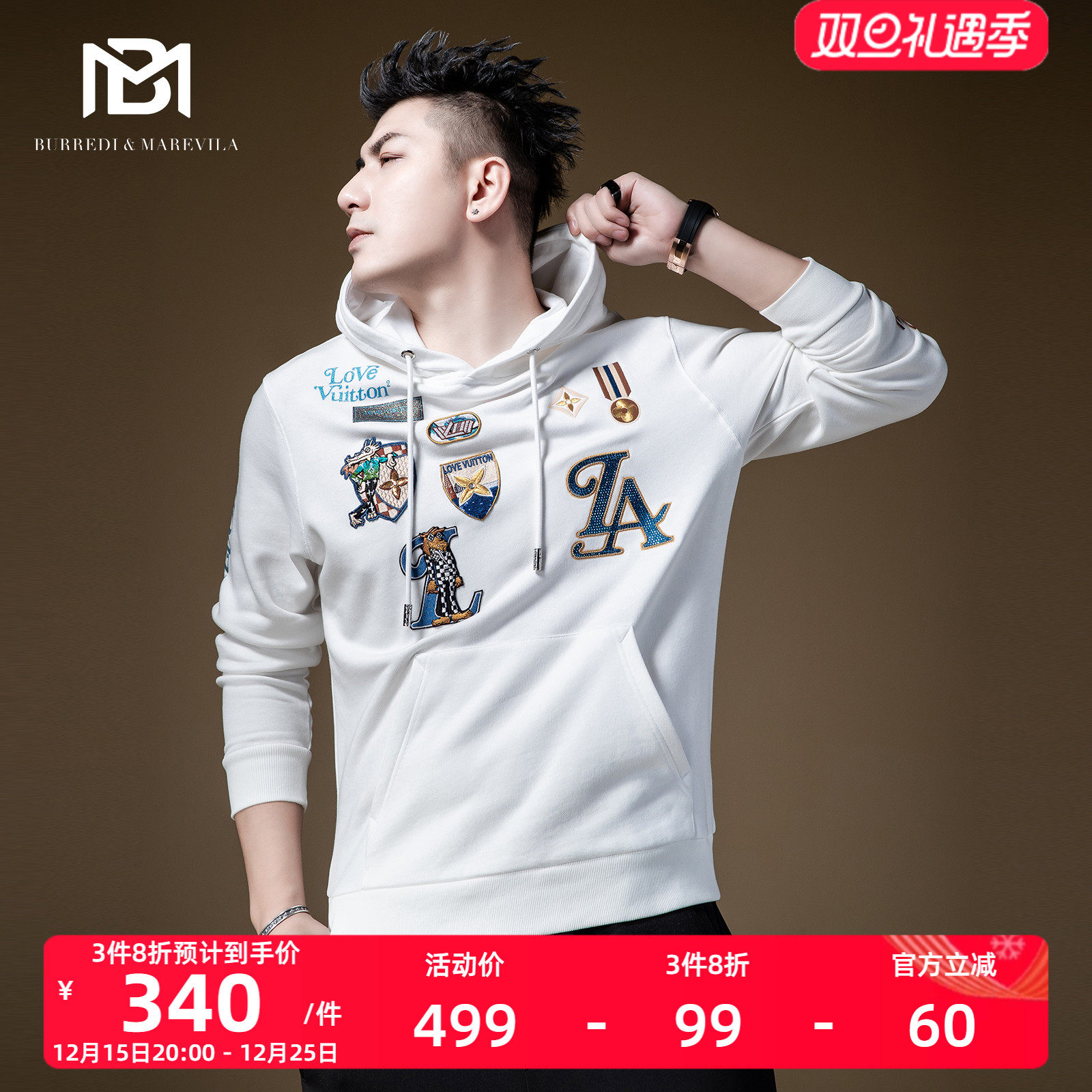 bm刺绣徽章欧美秋季上衣