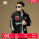 字母印花立领欧货高端潮牌男装 2023新款 外套保暖 羽绒服冬季 BM男士