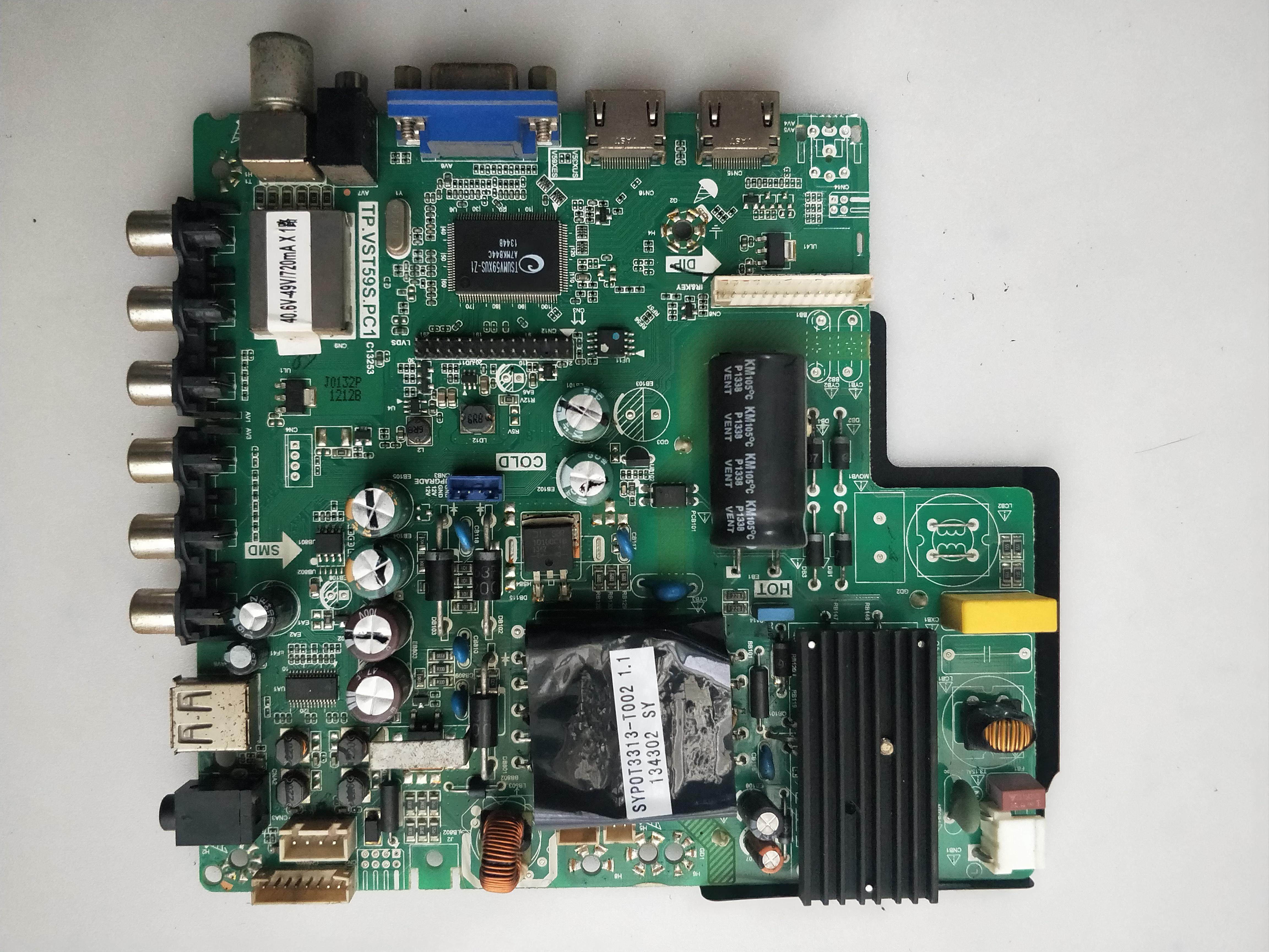 H组装机 HPP 8420 SHERP L3210主板 TP.VST59S.PC1 配屏 T390HVN0