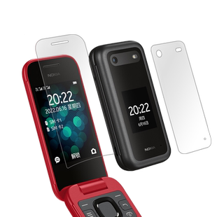 适用于诺基亚2660 Flip贴膜5G诺基亚X30钢化膜2660Flip翻盖手机膜TA-1480老年机贴膜T107屏幕膜Nokia防刮蓝光