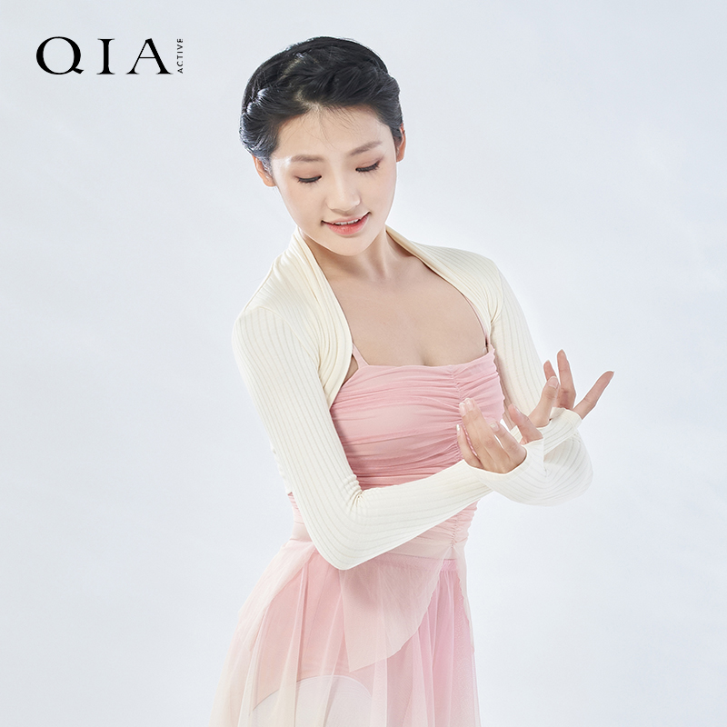 琪亚芭蕾练功服外搭套指上衣