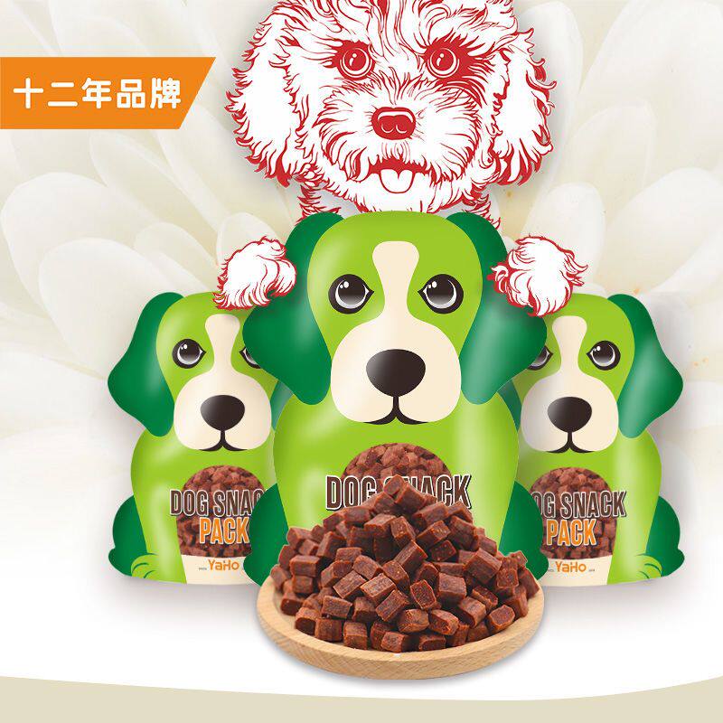 亚禾狗狗零食训练奖励牛肉粒牛肉条拌饭泰迪金毛磨牙棒宠物肉干