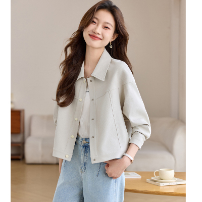 开春穿搭棒球服女士短外套春装女款2025年新款百搭小个子夹克上衣