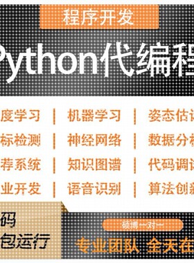 python代编程序深度机器学习yolo目标检测写算法创新人工智能做作