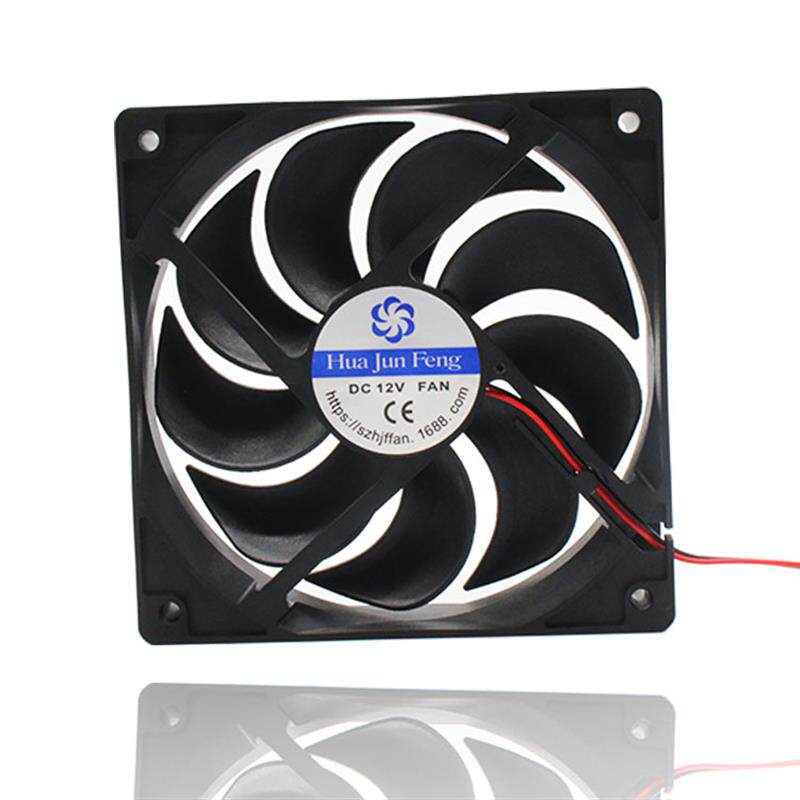新款12025散热风扇机箱12CM超静音车载风扇大货车12V24V冰箱包邮
